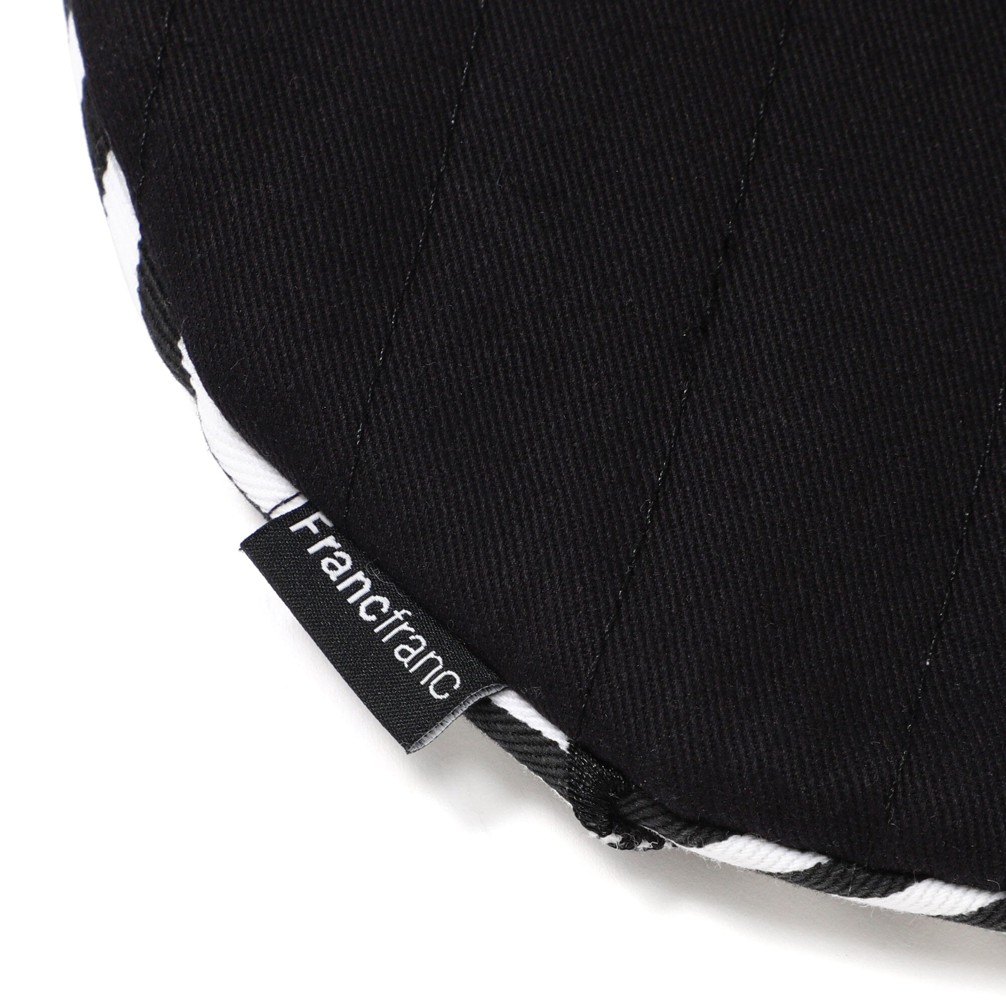 Scalloped Pot Holder Black