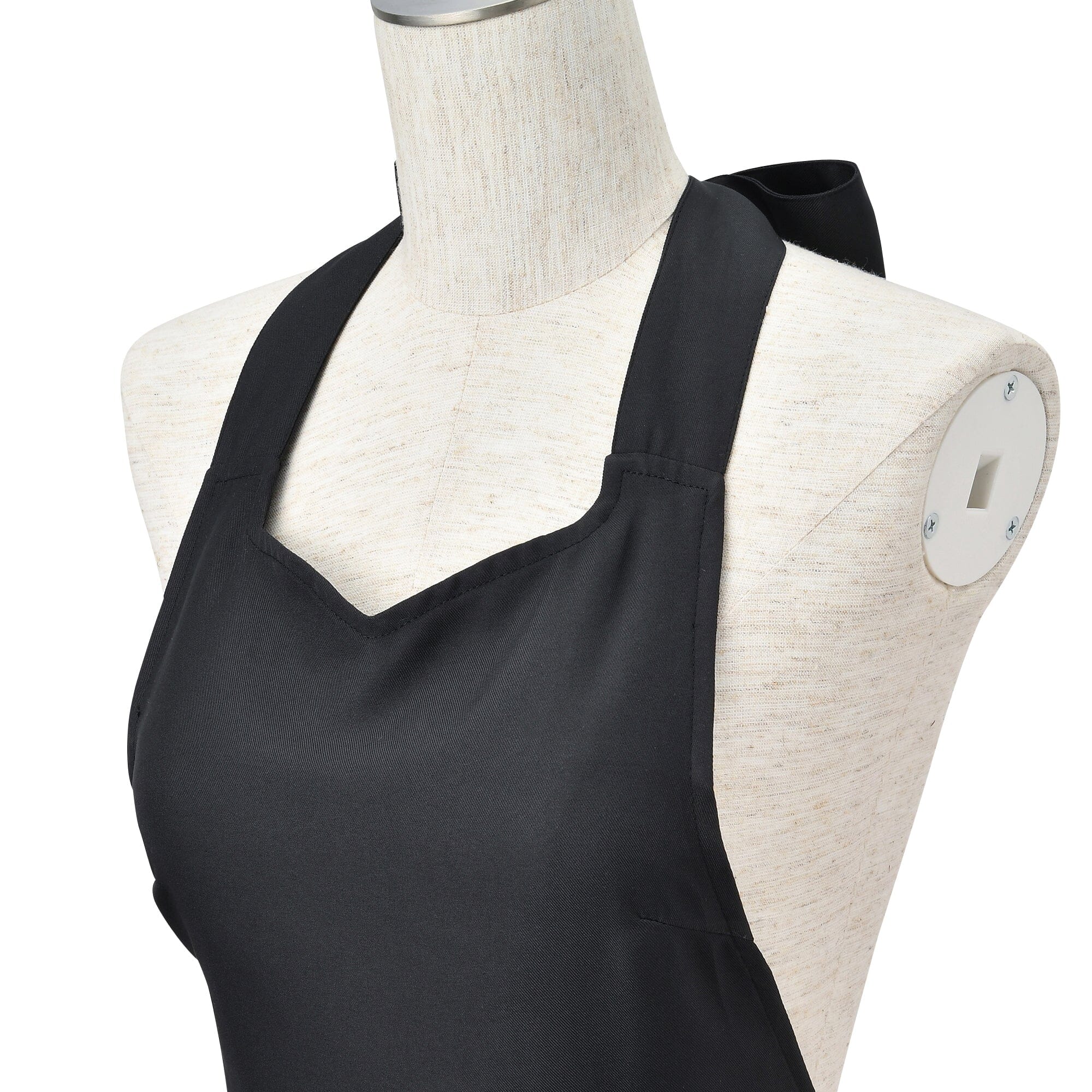 Tweed Full Apron Black