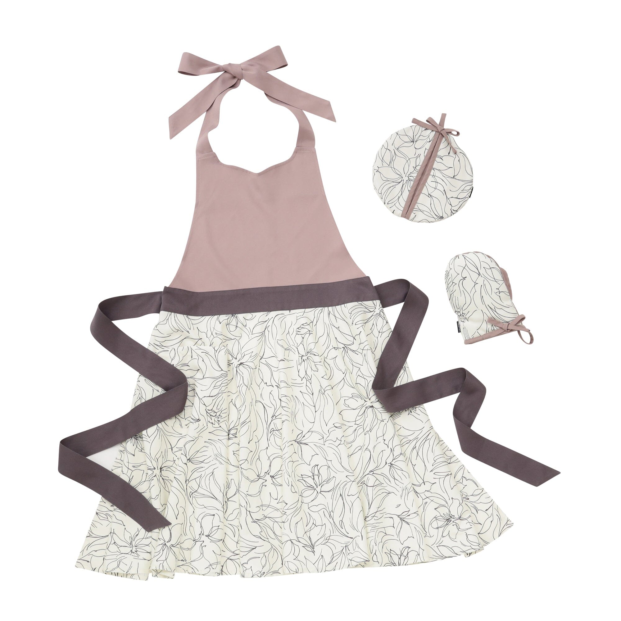Ligne Full Apron Pink