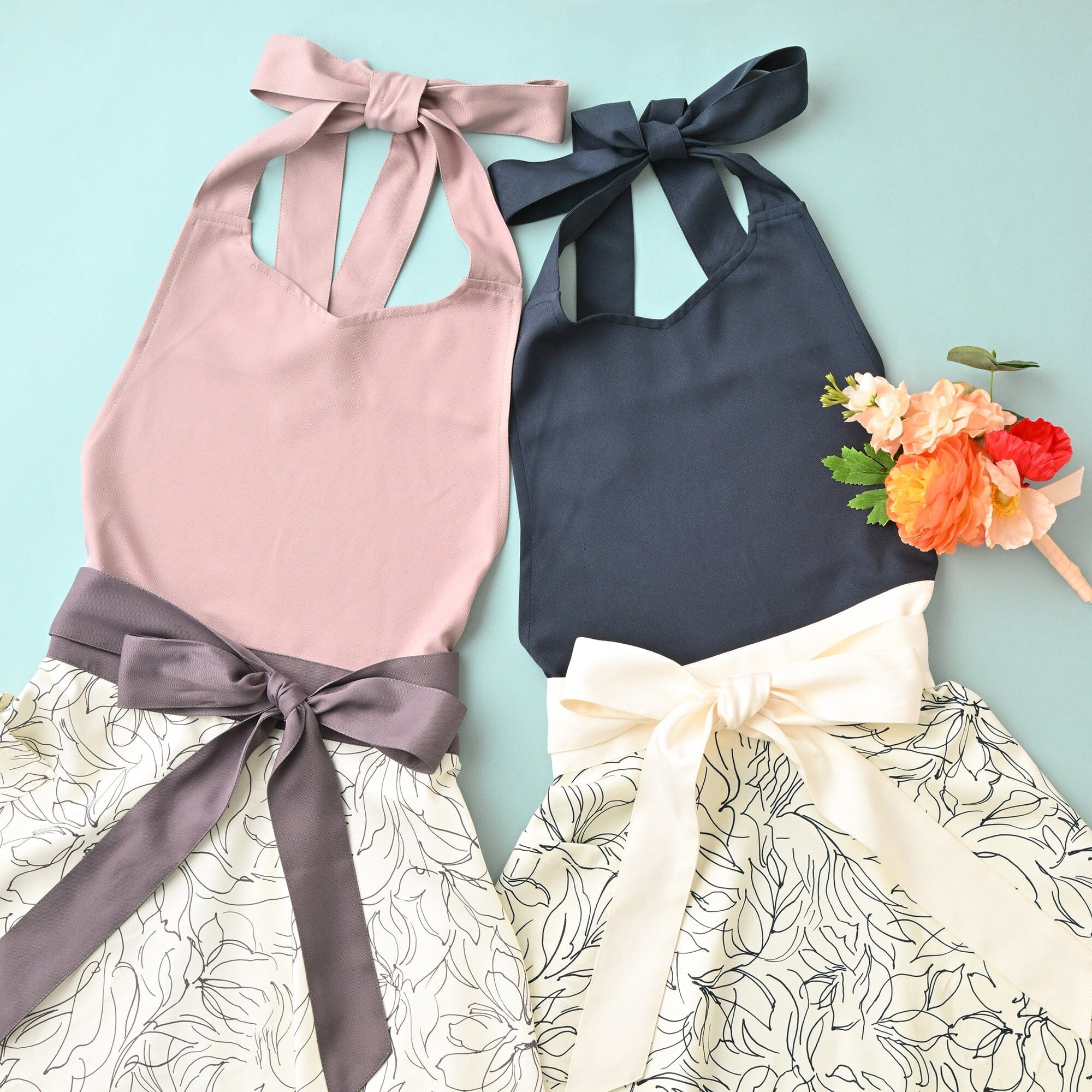 Ligne Full Apron Blue