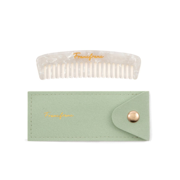 小物 BLANC BM005/BOSTON COMB Compact Comb With Pouch S White – Francfranc Hong Kong