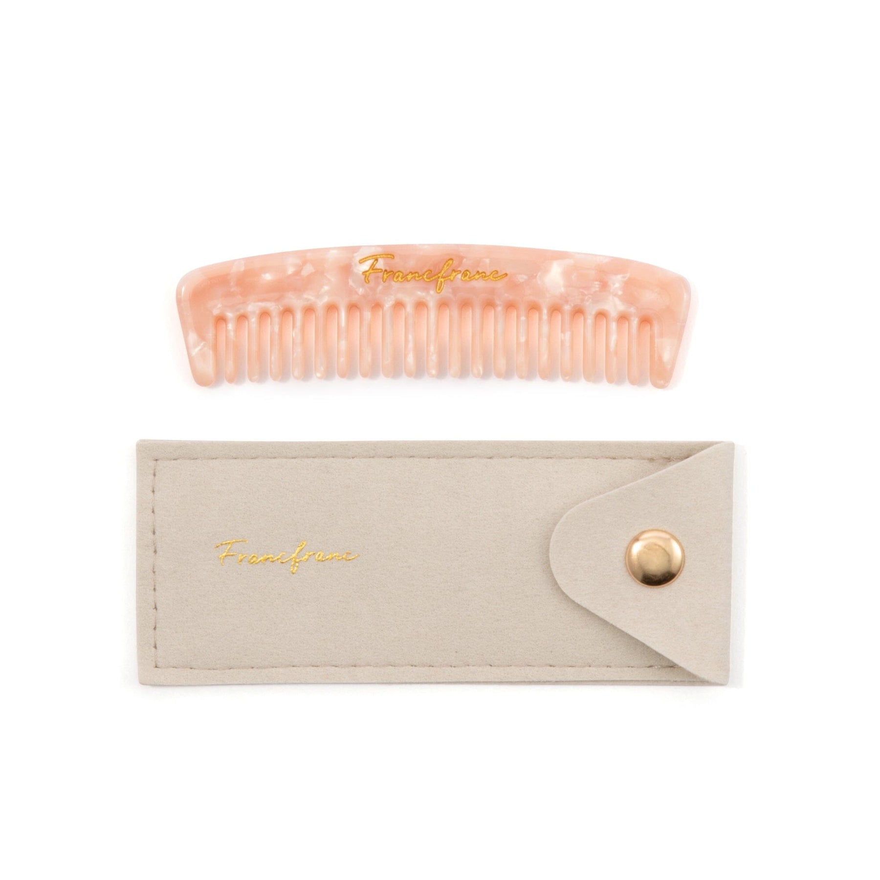 Compack Comb Compact Comb With Pouch S Pink – Francfranc Hong Kong