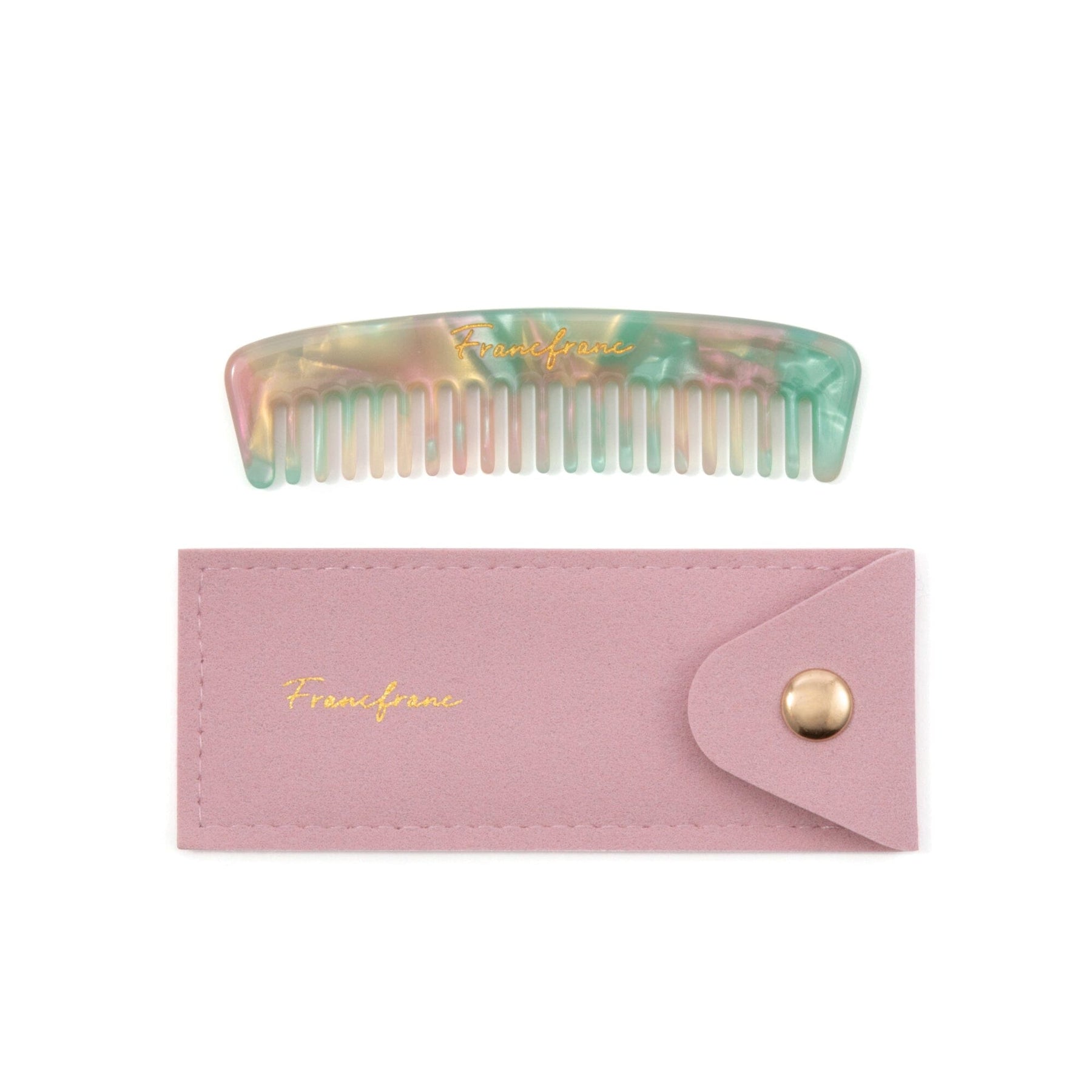 Compack Comb Compact Comb With Pouch S Light Green – Francfranc Hong Kong