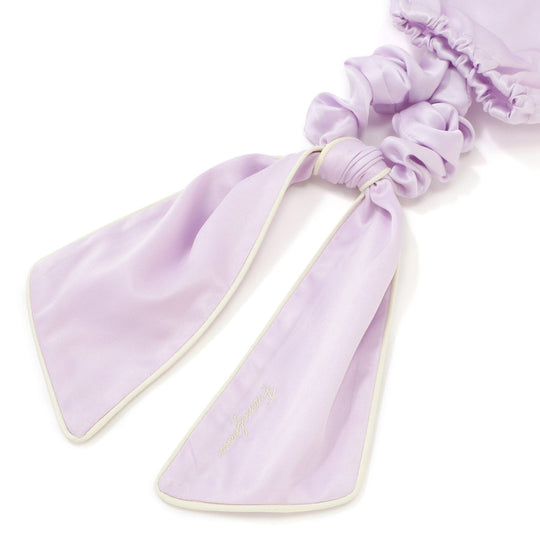 Silk Nightcap Ponytail Purple