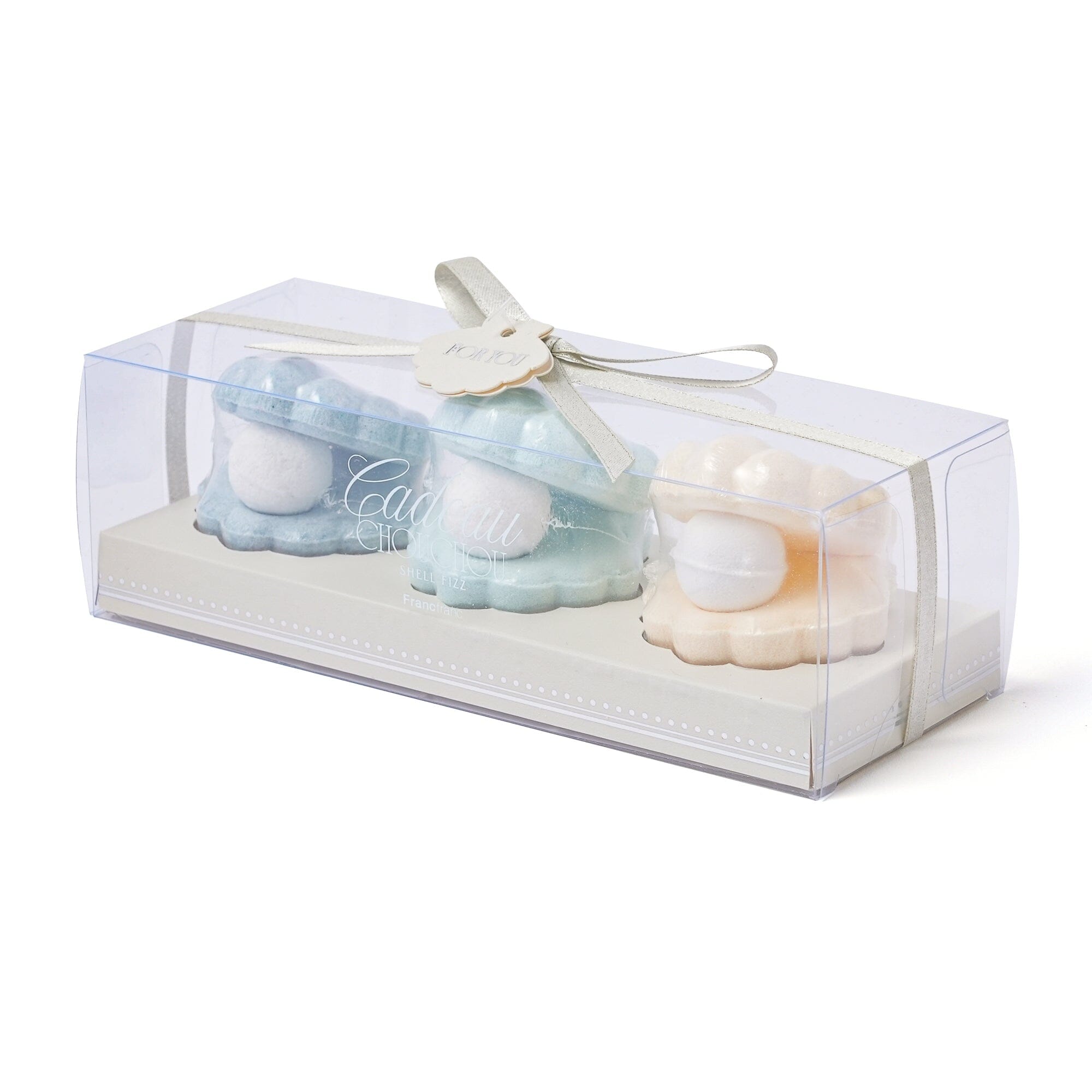 Cadeau ChouChou Shellfish 3 Pieces Set White
