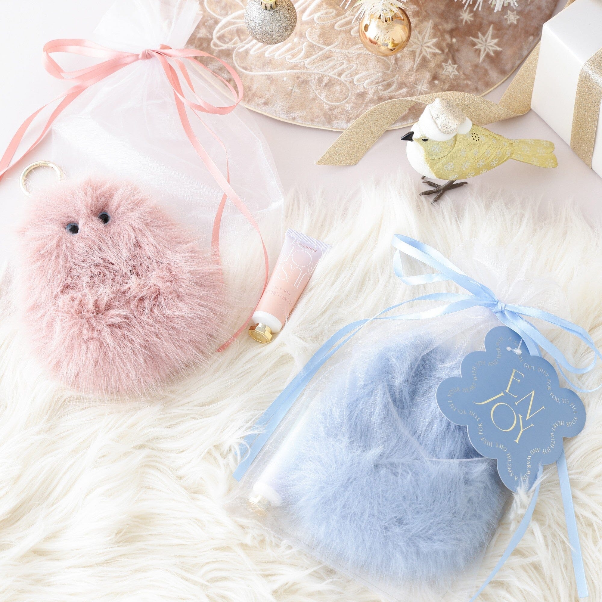 Hand Cream & Charm Set Blue