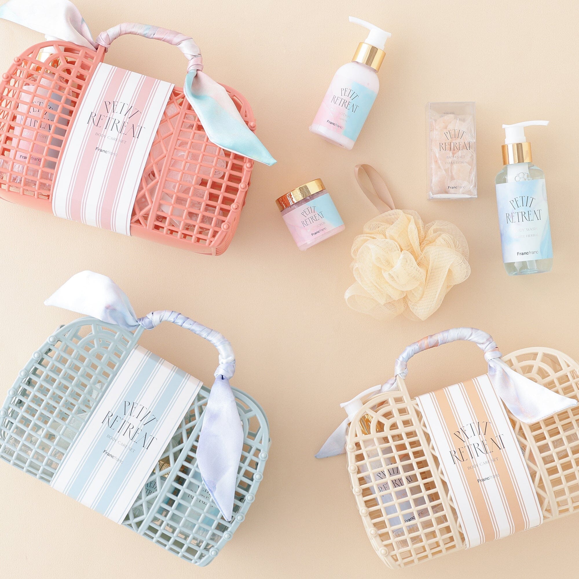 Petit Retreat Body Care Set Blue