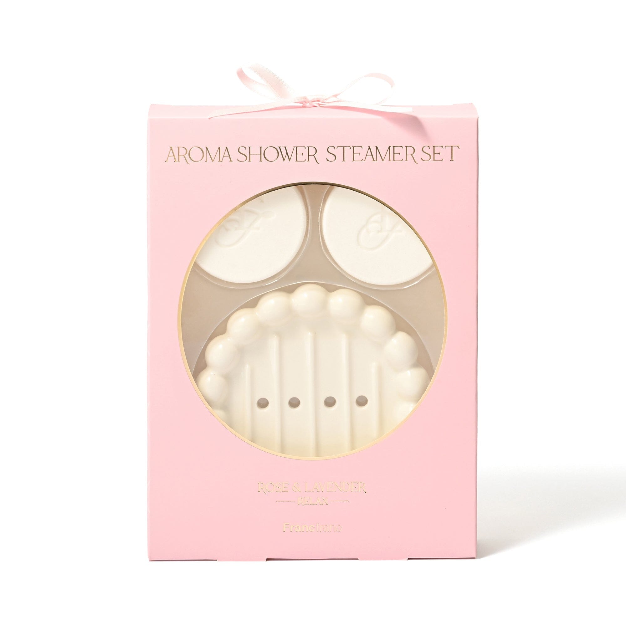 Aroma Shower Steamerset Pink