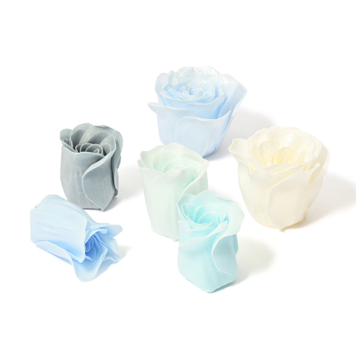 Holiday Chouchou Petal & Salt Wreath Blue