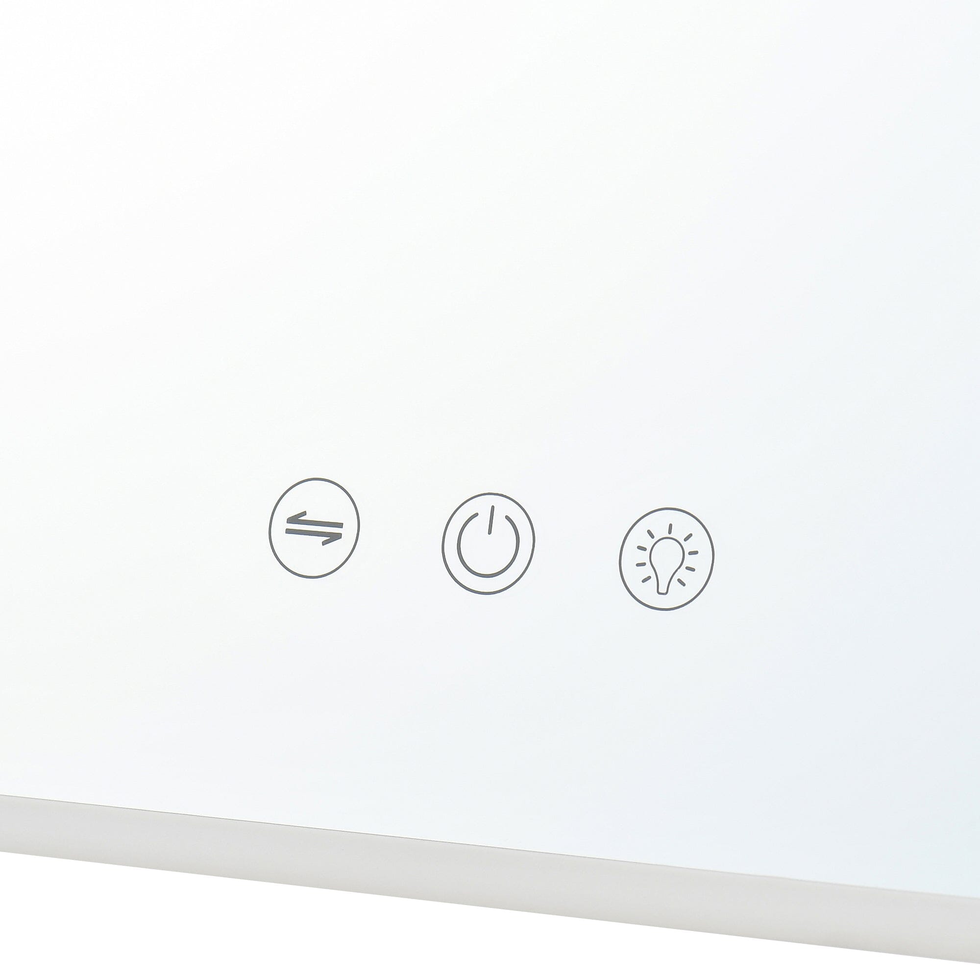 方形華麗鏡燈 小號 白色