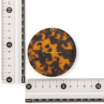 Compact Mirror With Pouch  Brown