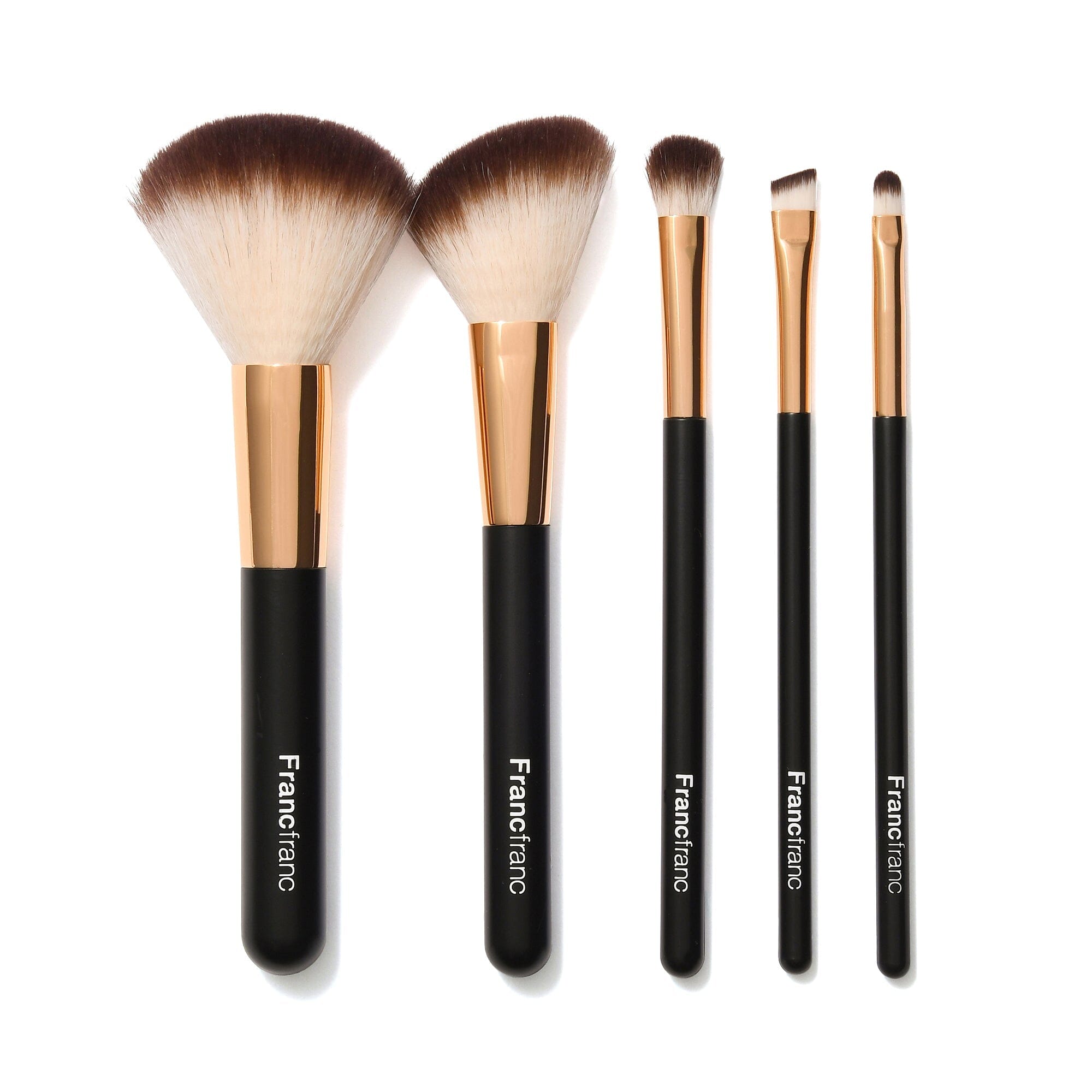 Tweed Makeup Brush Set  Black