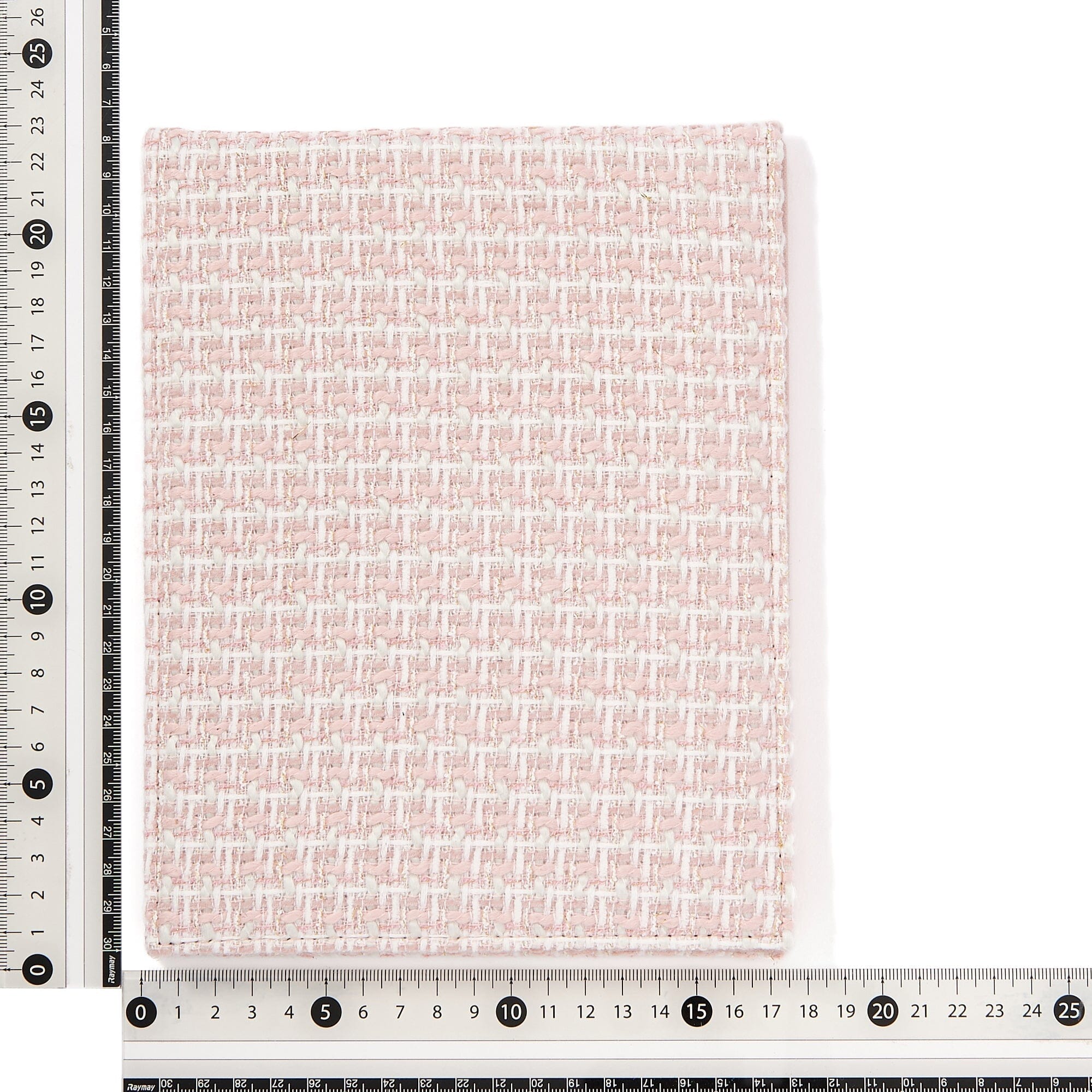 Tweed Foldable Mirror L Pink