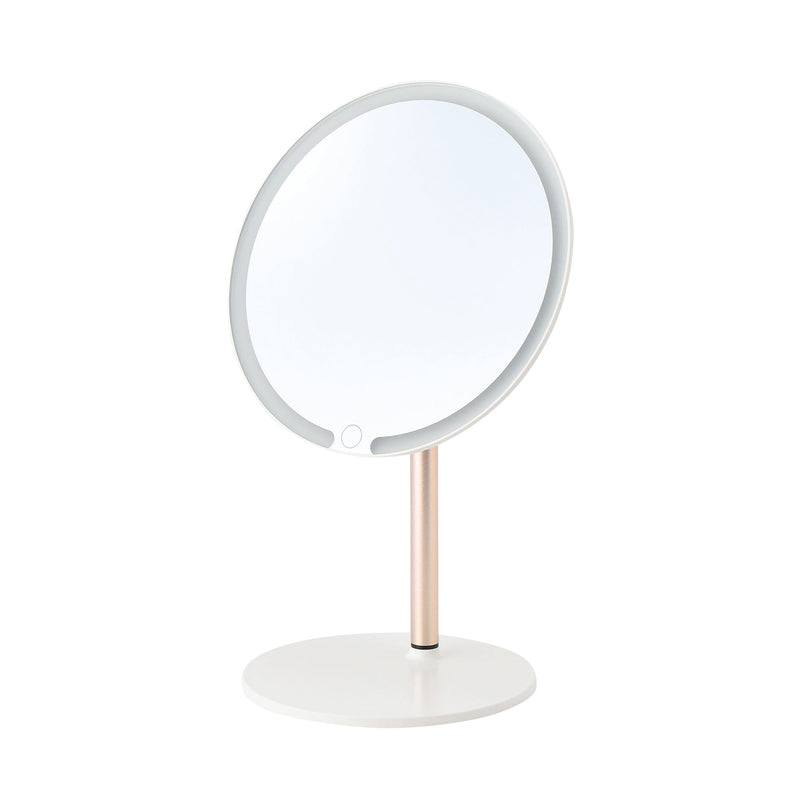 Led Stand Mirror, White