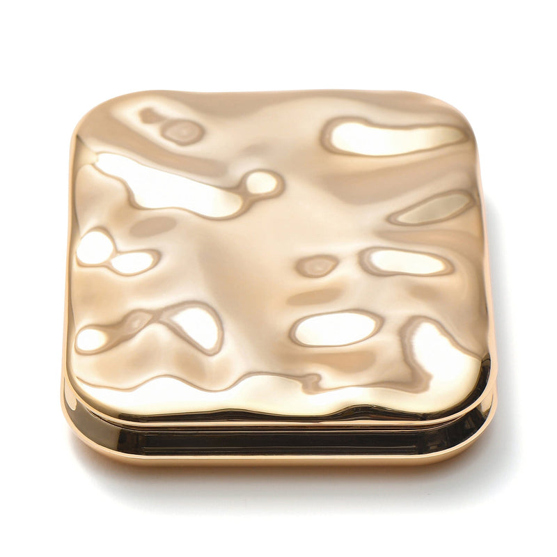 Blanche Led Compact Mirror Gold