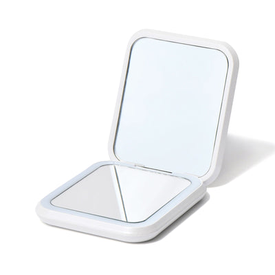 Blanche Led Compact Mirror White