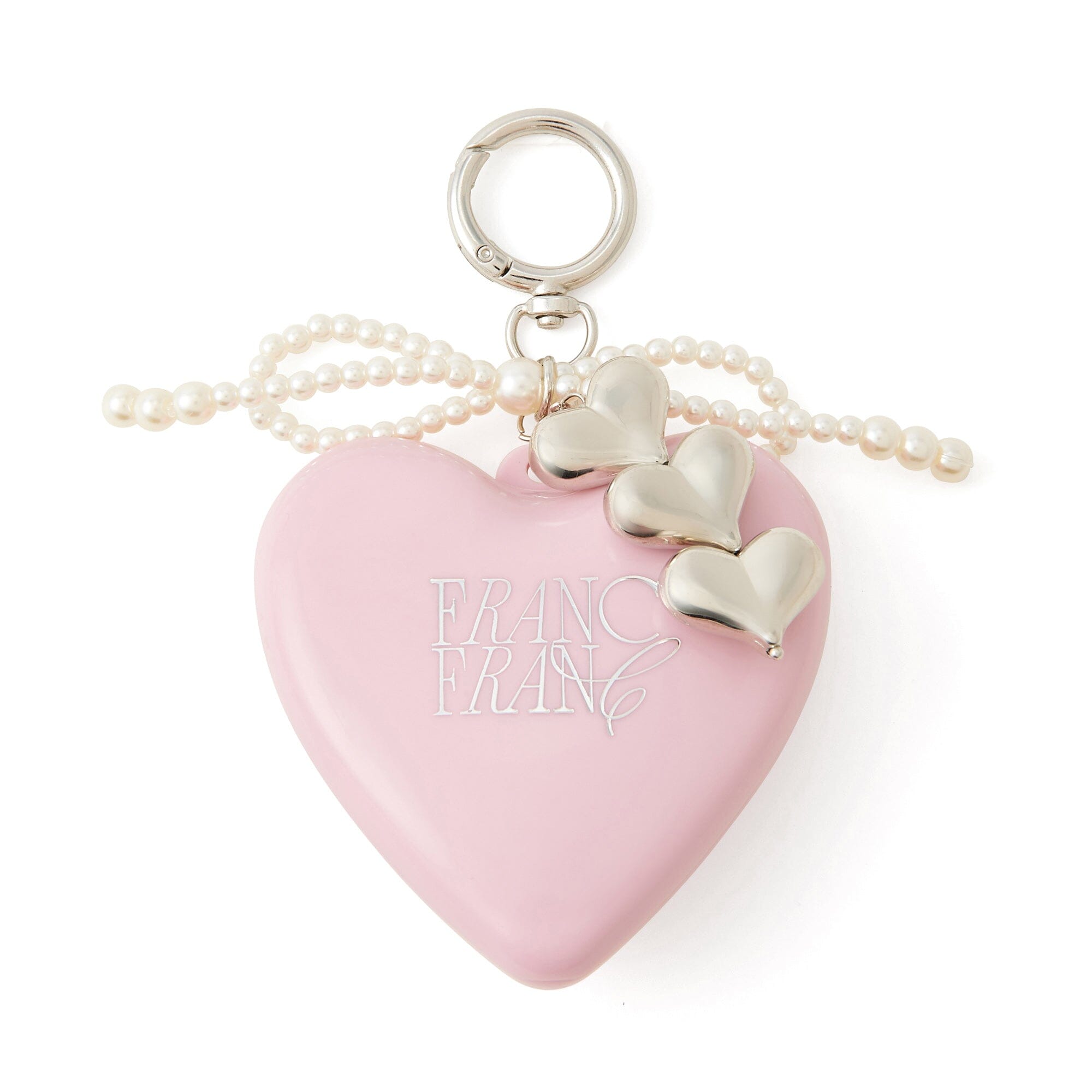 Mirror And Brush With Charm Light Pink