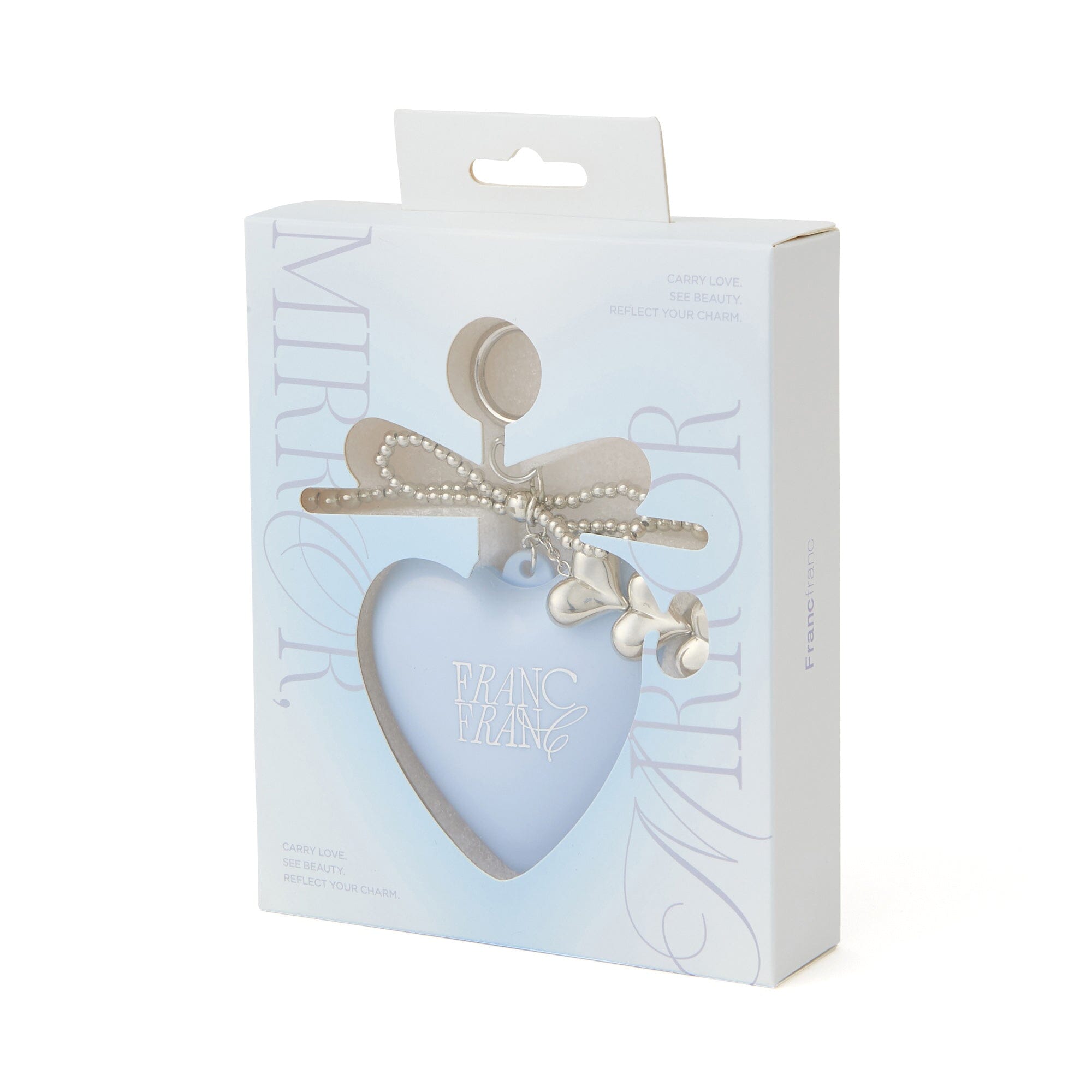 Mirror And Brush With Charm Light Blue