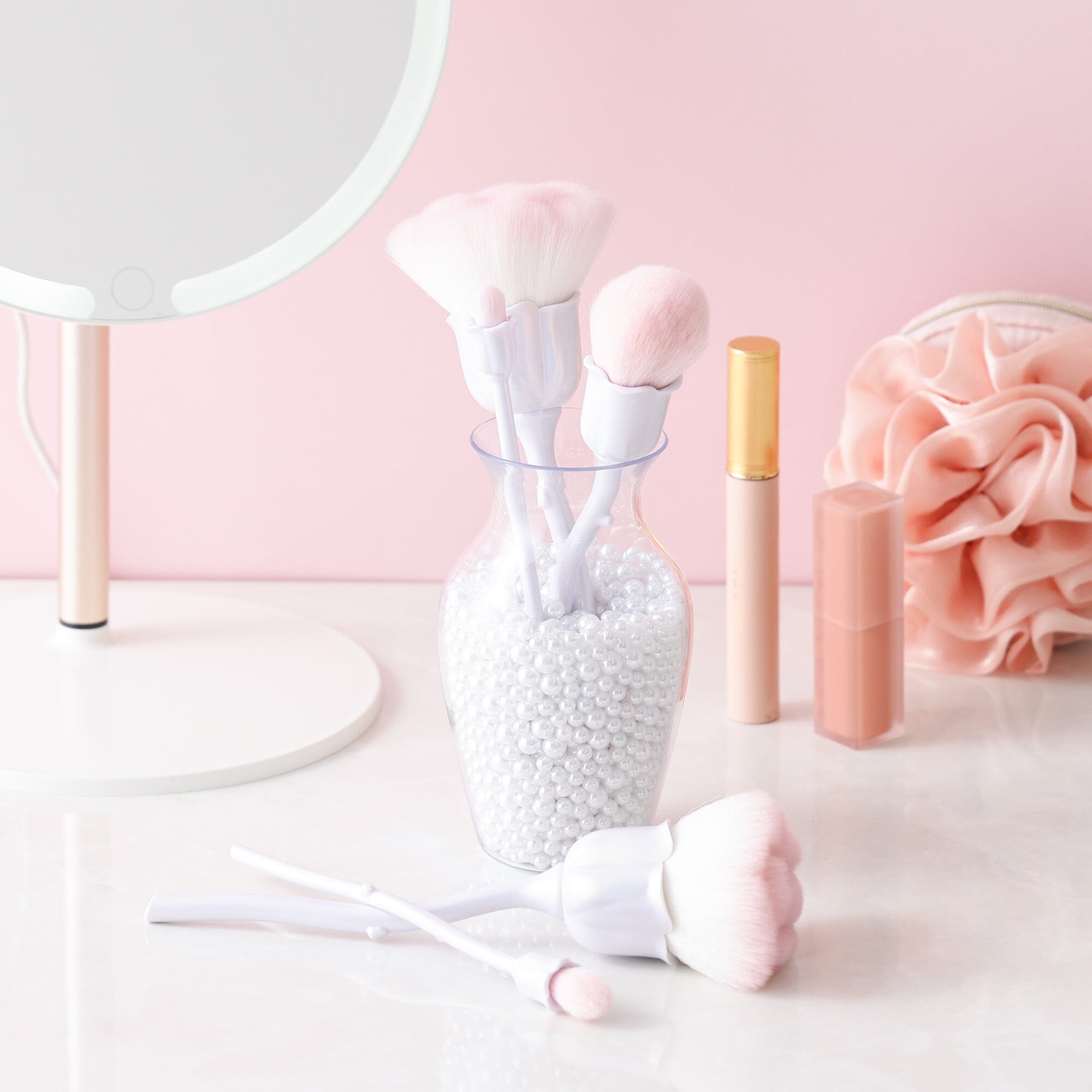 Rossa Makeup Brush Set Pink