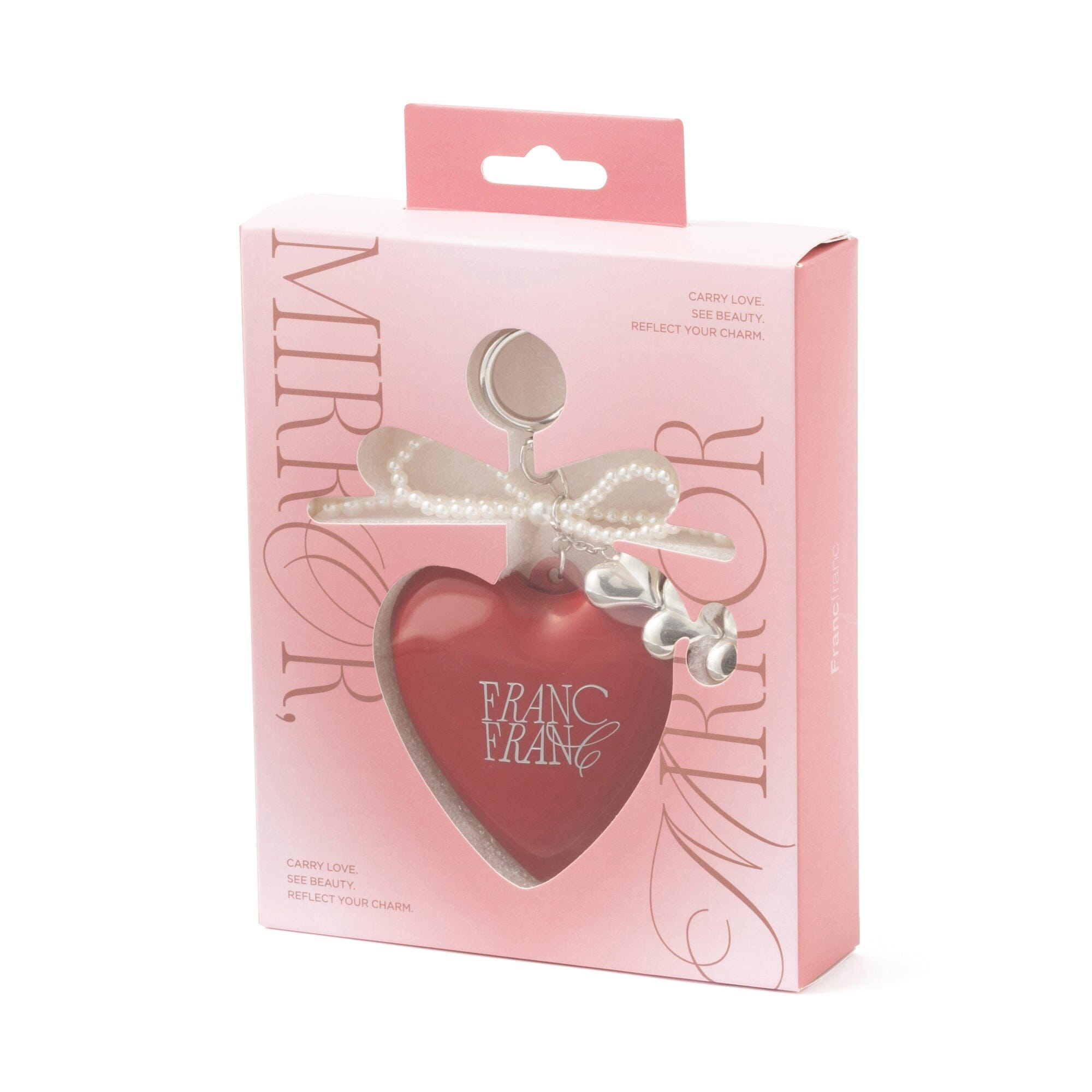 Mirror & Brush With Charm Red