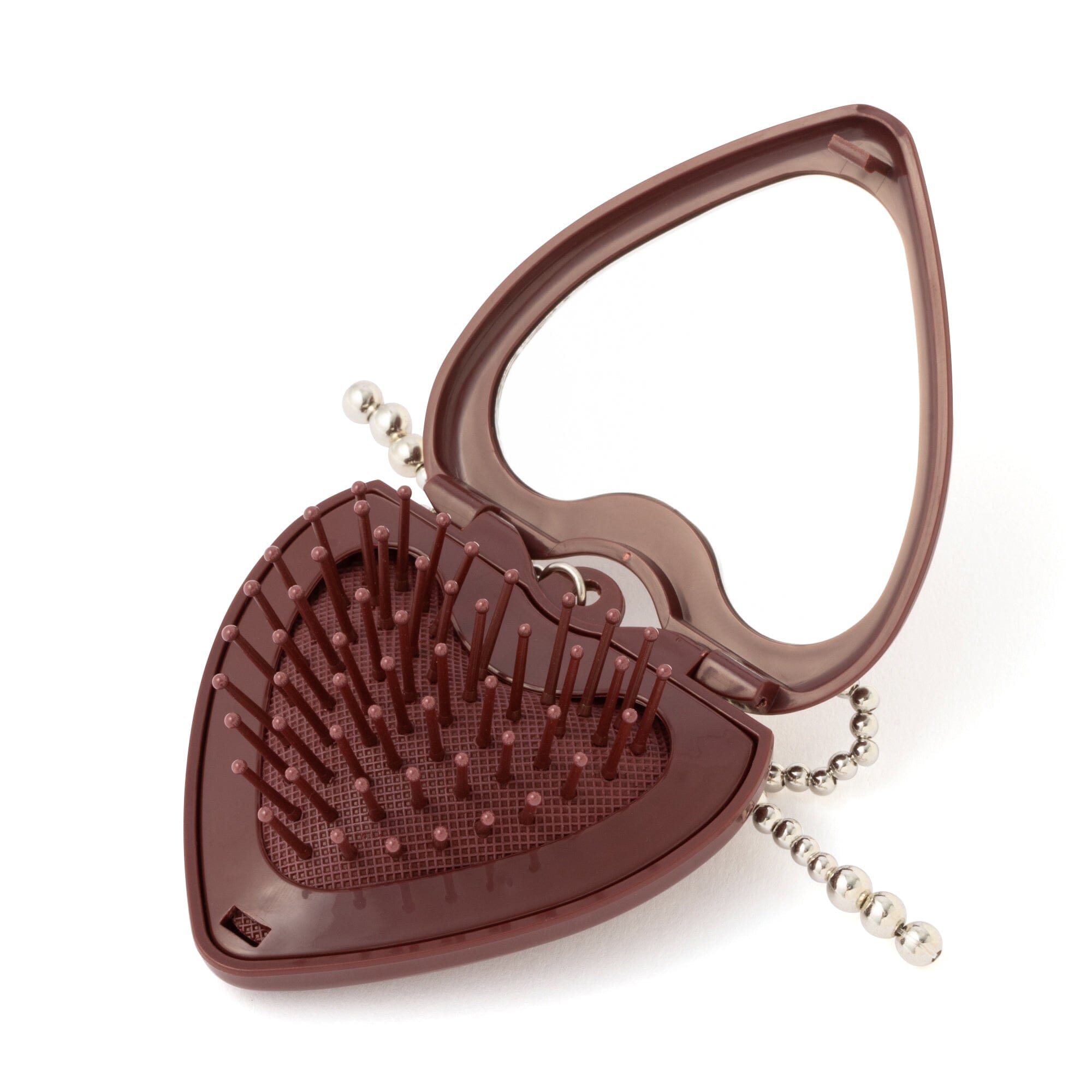 Mirror & Brush With Charm Brown