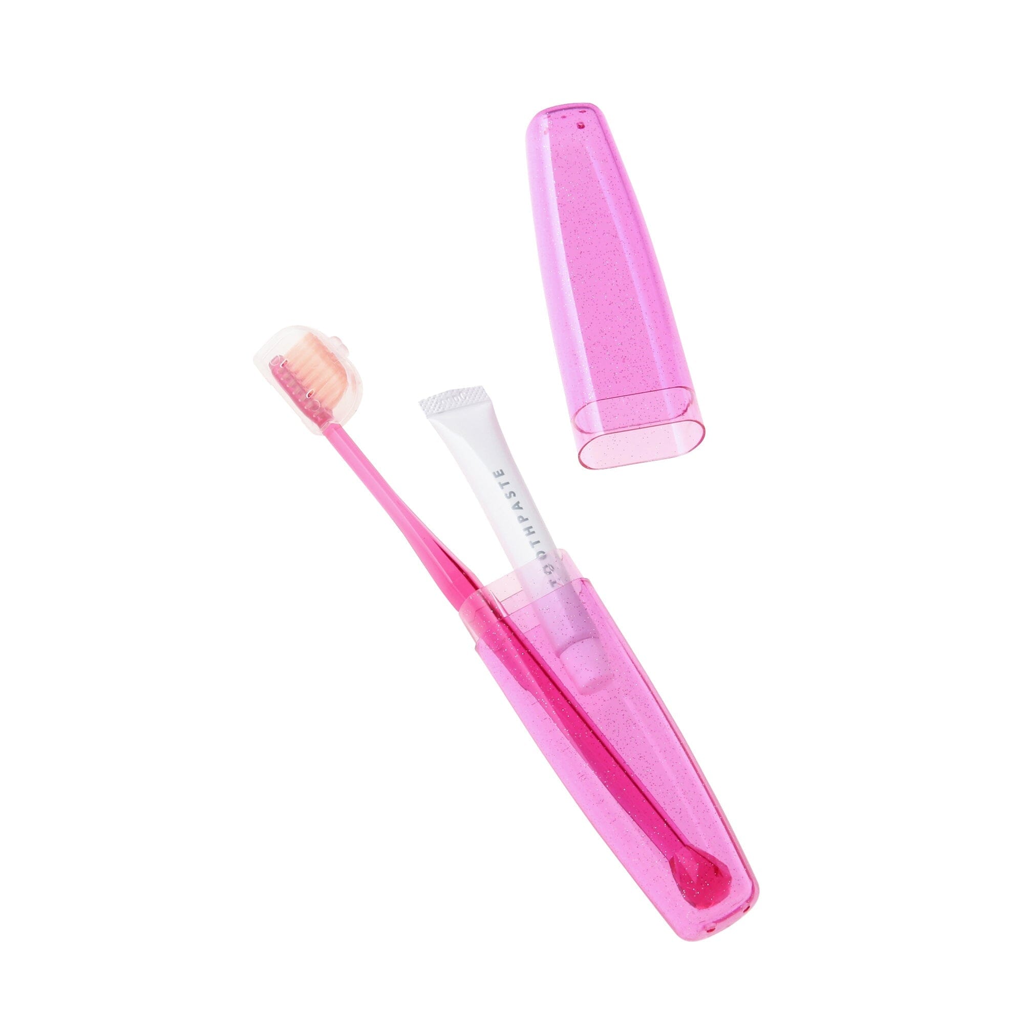 Crystal Toothbrush Set Pink