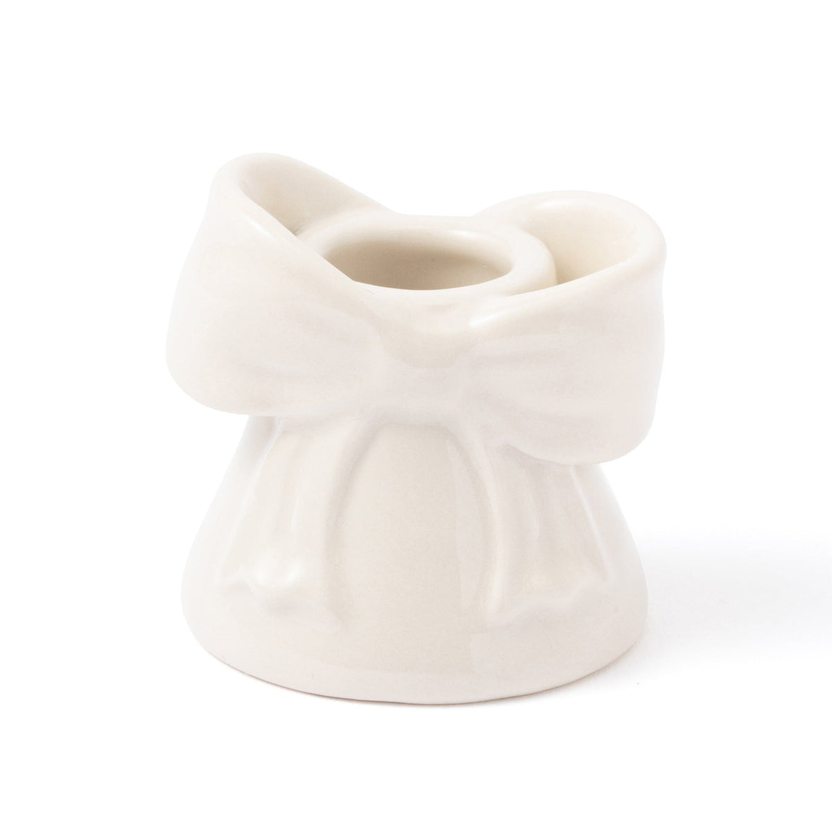 Ribbon Toothbrush Holder White