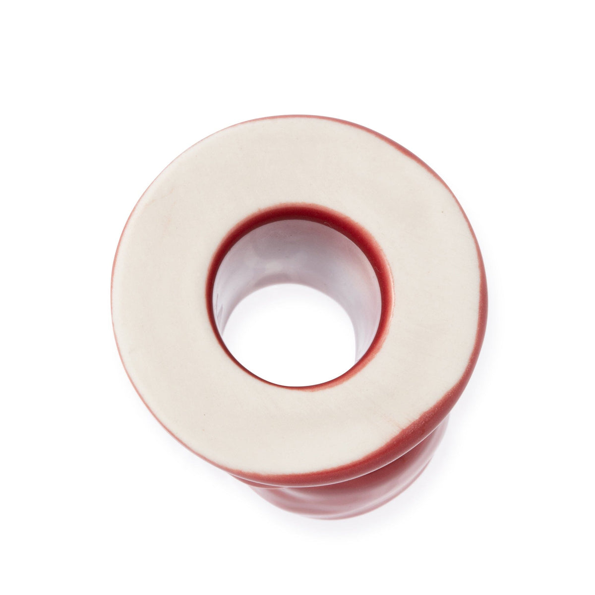 Ribbon Toothbrush Holder Red