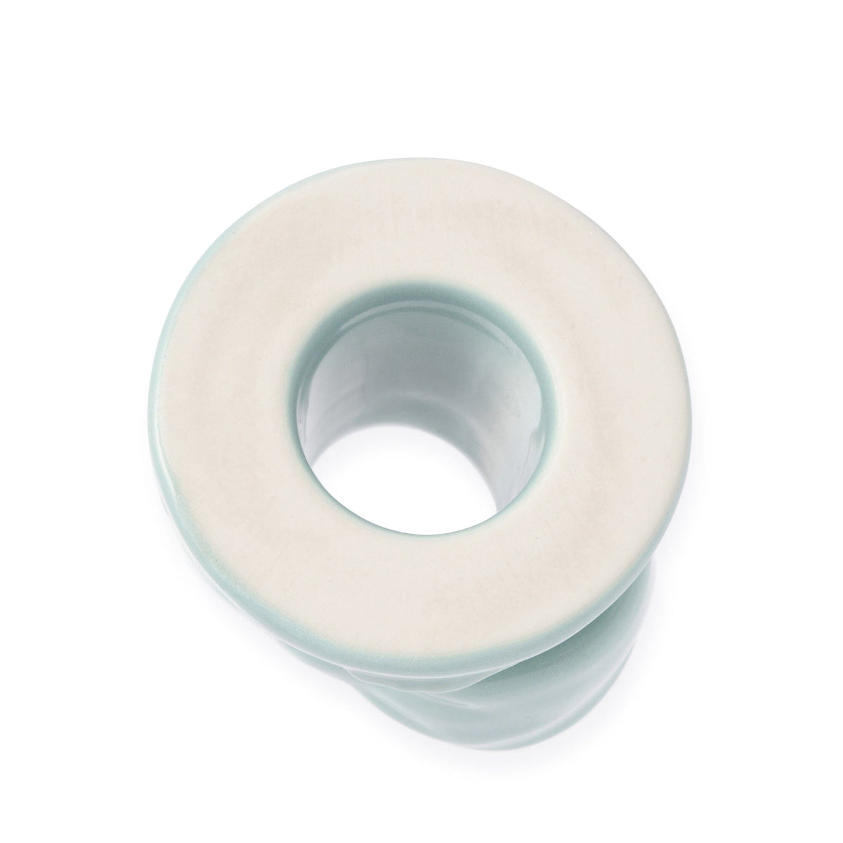 Ribbon Toothbrush Holder Light Blue