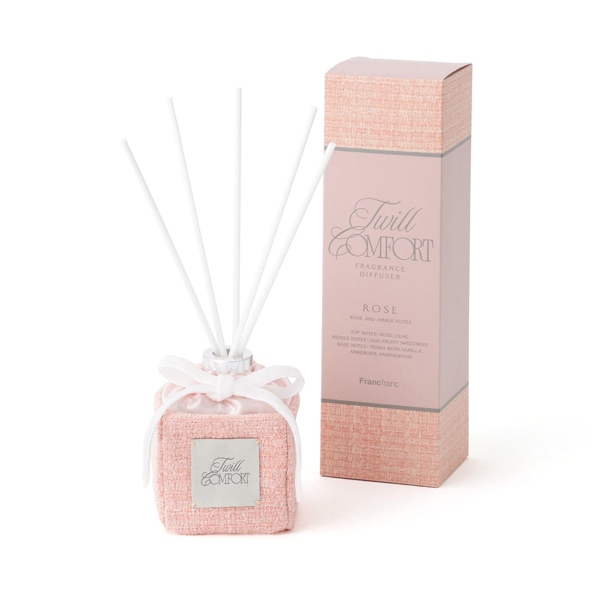 Twill Comfort Fragrance Diffuser Pink (Elegant rose and amber scent)