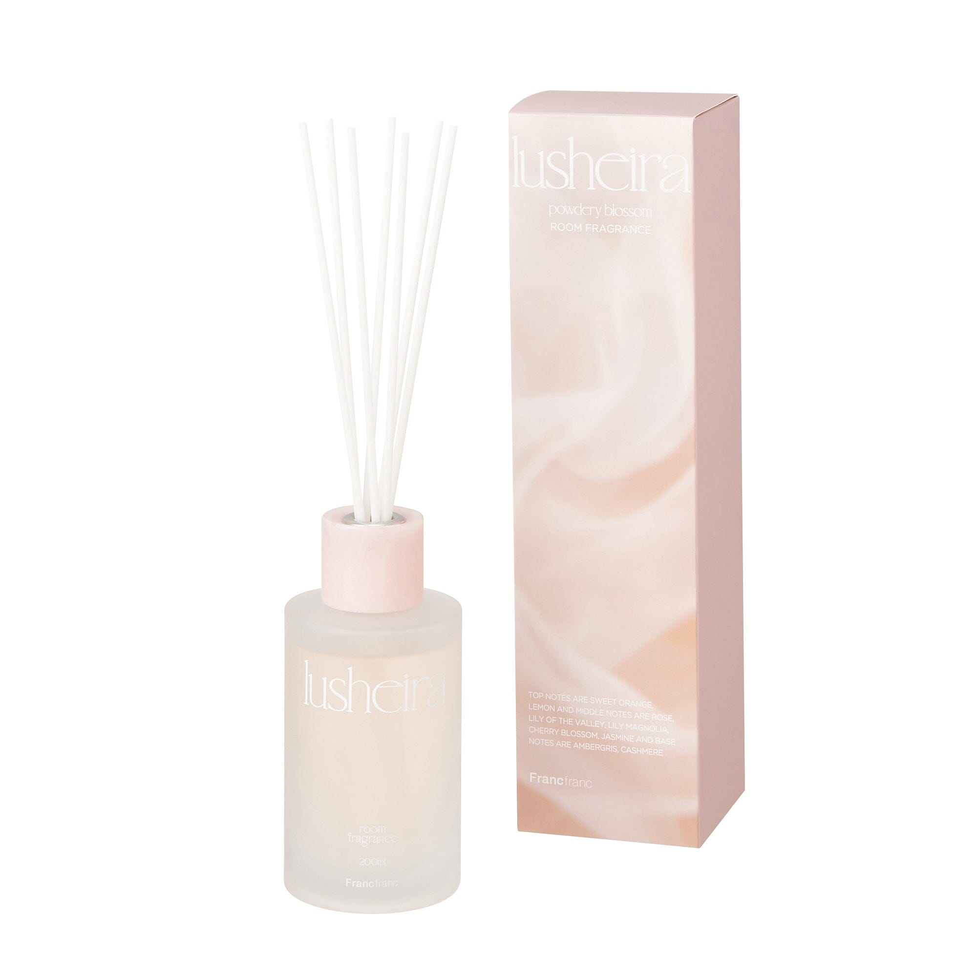 Lusheria Fragrance Diffuser Pink (Elegant Powdery Blossom Scent)