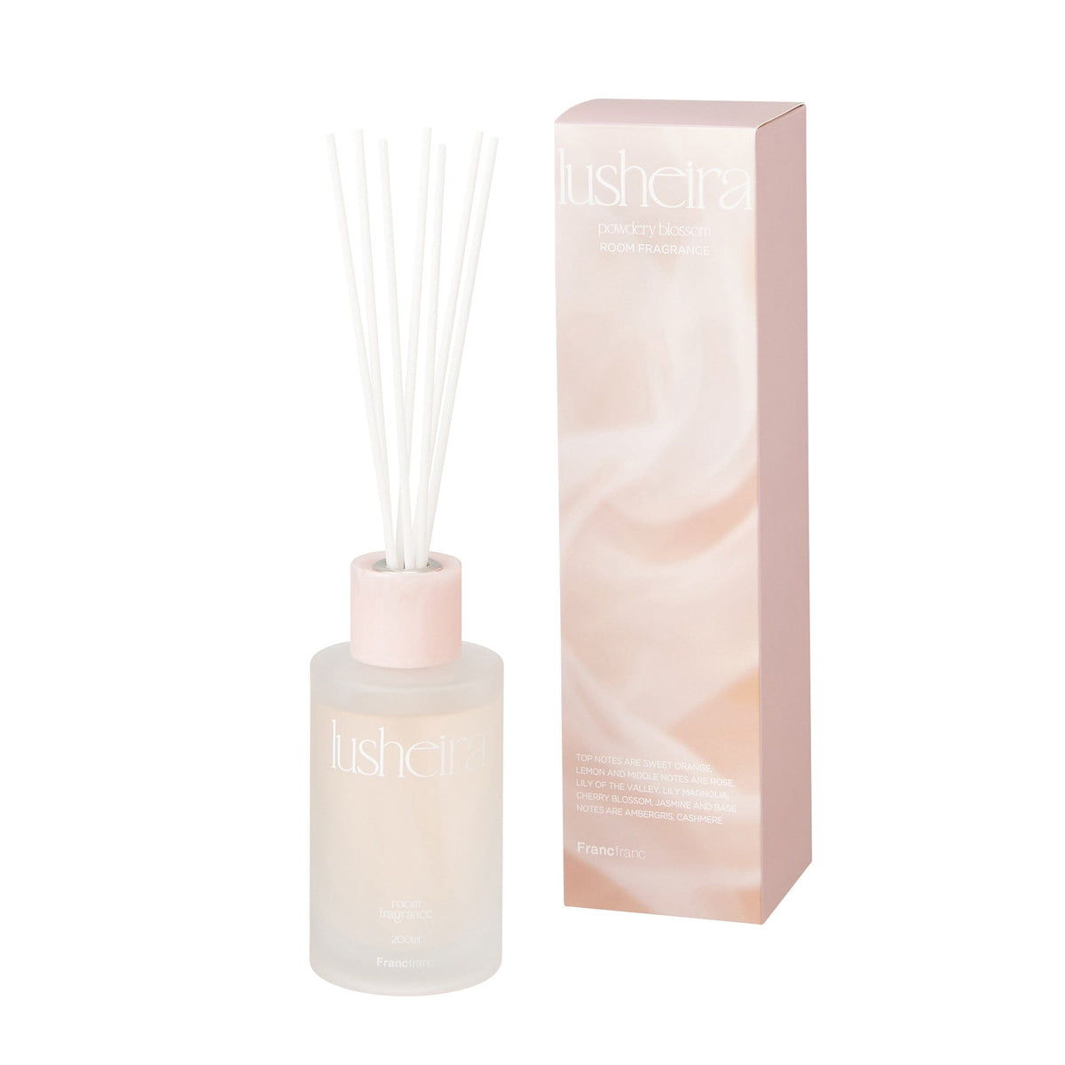 Lusheria Fragrance Diffuser Pink (Elegant Powdery Blossom Scent)