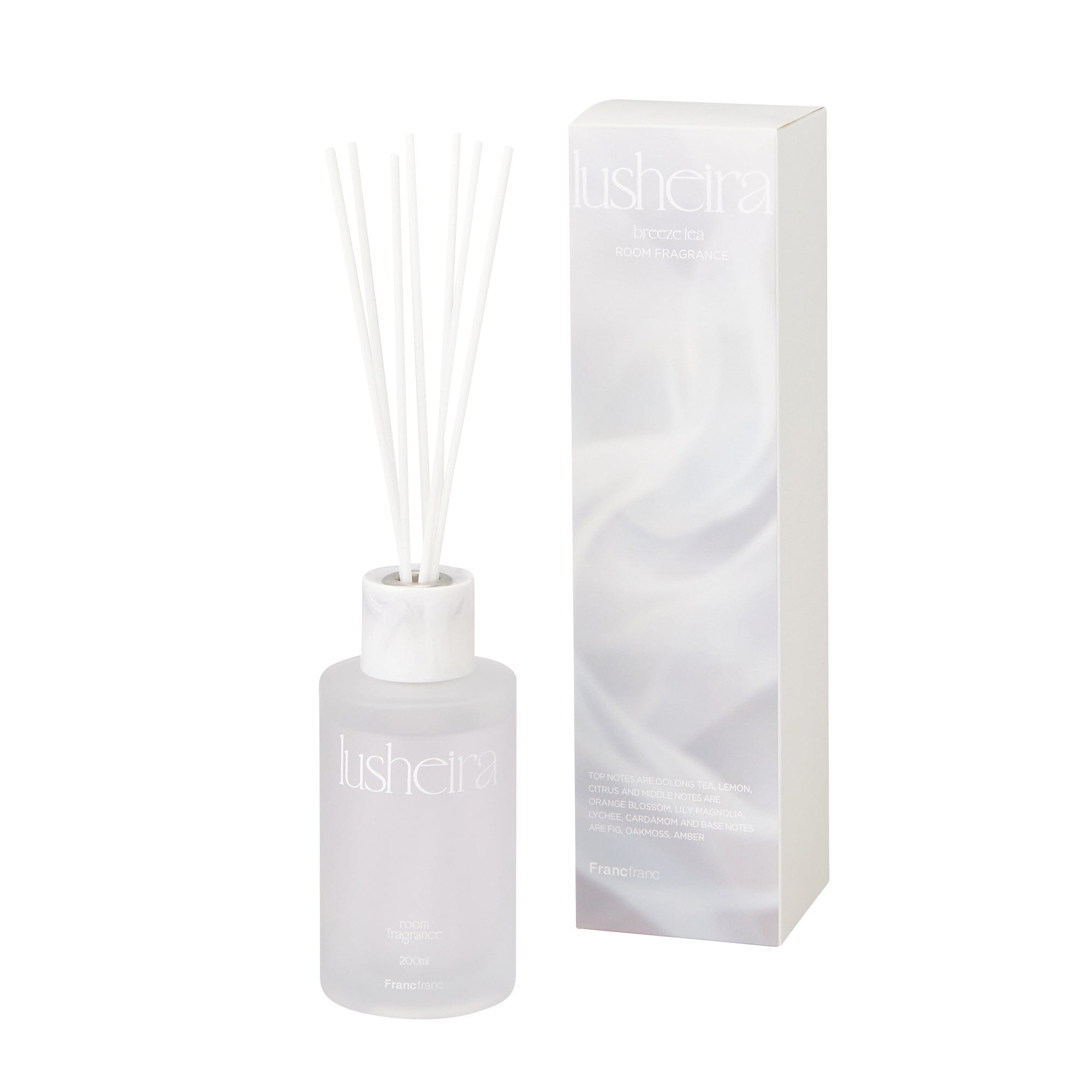 Lusheria Fragrance Diffuser White (Refreshing Breeze Tea Scent)