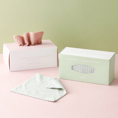 Cleaning Cloth Microfiber Mesh Green