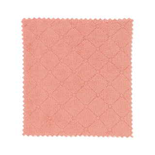 Cleaning Cloth set Microfiber Reversible Pink