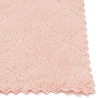 Cleaning Cloth set Microfiber Reversible Pink