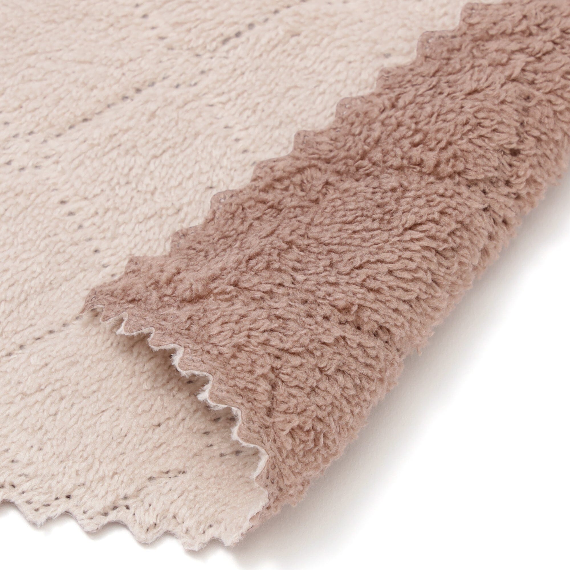 Cleaning Cloth set Microfiber Reversible Brown