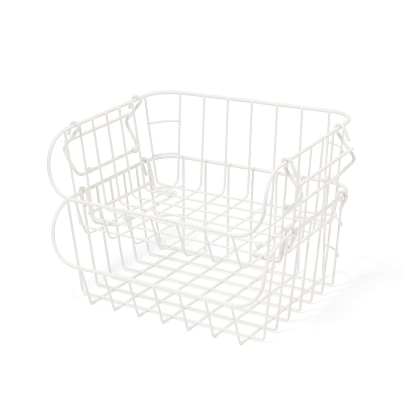 Wire Basket Small White