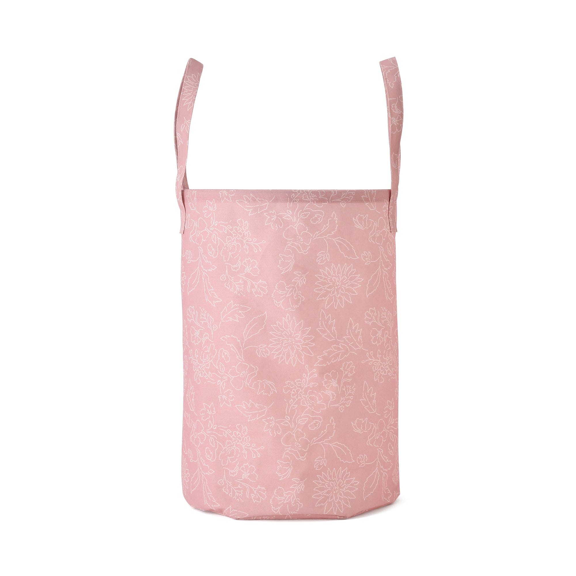Laundry Basket Flower Pink