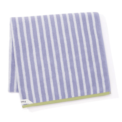 Antibacterial and Deodorizing Striped Beach Towel Purple