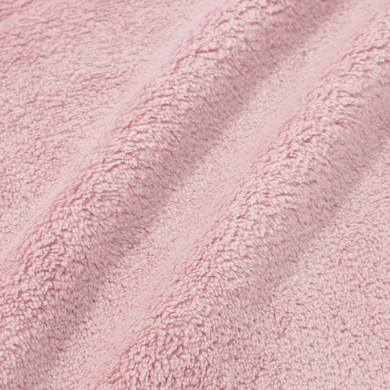 超細纖維面巾連迷你浴巾套裝粉紅色