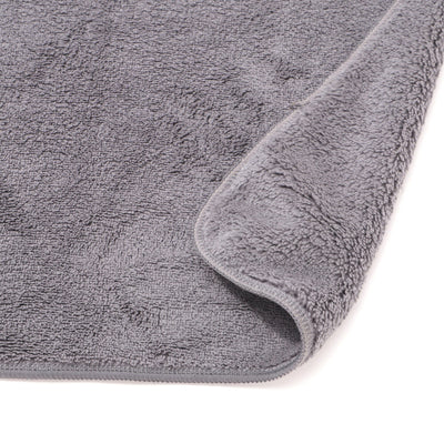 Microfiber Face & Mini Bath Towel set Grey