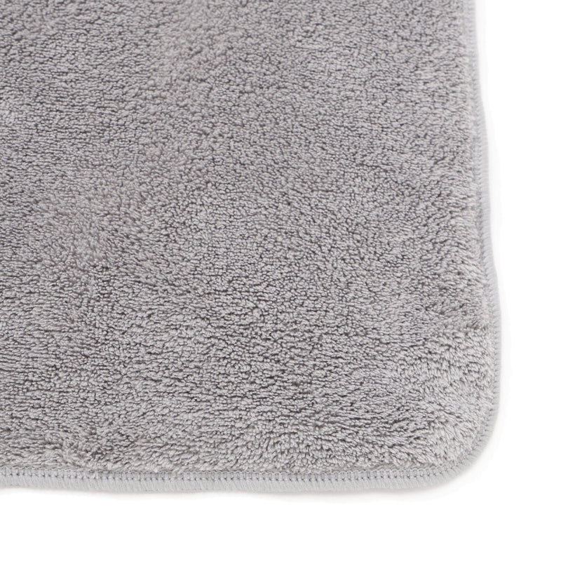 超細纖維面巾連迷你浴巾套裝灰色