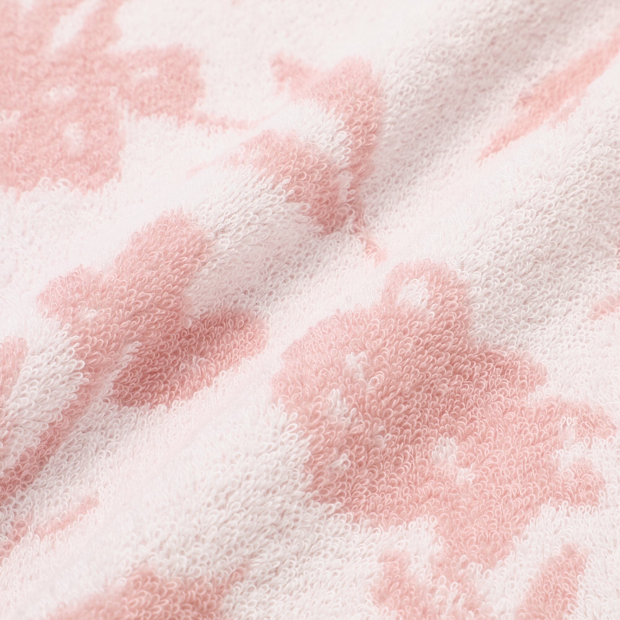 Vale Set Bath Towel Natural Flower Pink