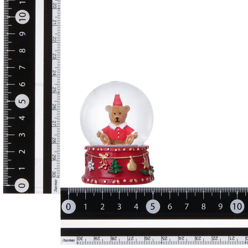 Christmas Handkerchief & Snow Globe Set - Bear