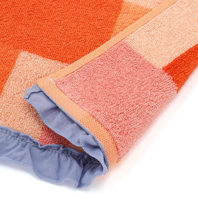 Check Bath Towel Orange