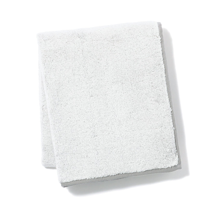 Mini Bath Towel Plain  Light Gray