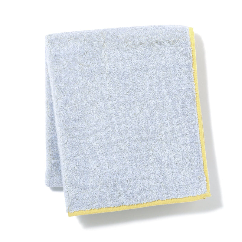 Mini Bath Towel Plain  Light Blue
