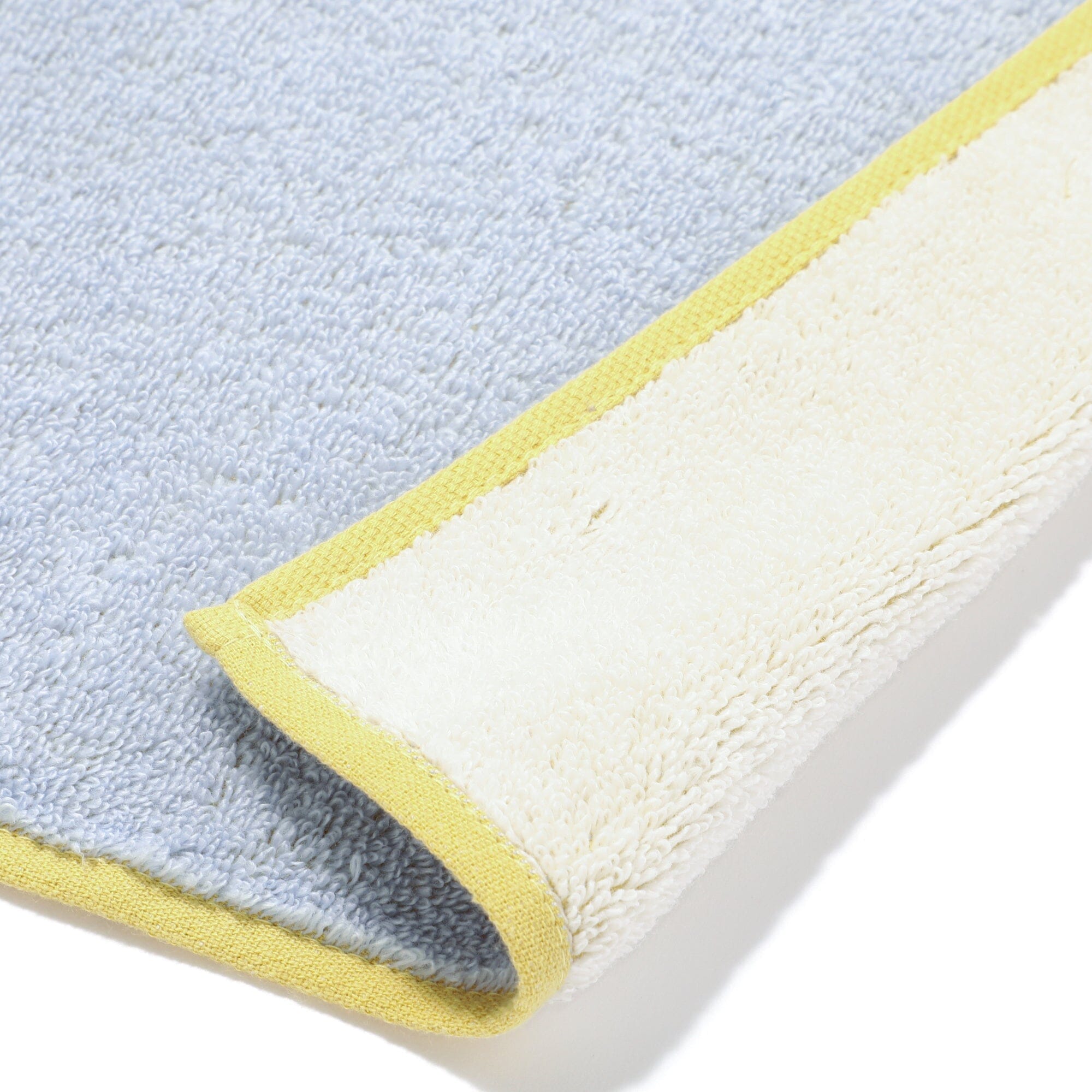 Mini Bath Towel Plain  Light Blue