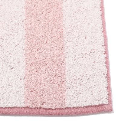 Mini Bath Towel Stripe  Pink